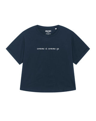 T-shirt Oversize Brodé "Comme Çi Comme Ça"