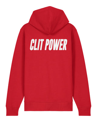 Hoodie à Zip Brodé "Clit Power"