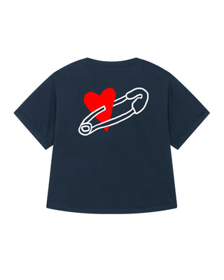 T-shirt Oversize "Coeur Pins"