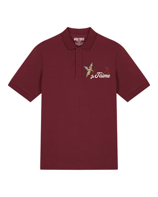 Polo Brodé "Je t’Aime"
