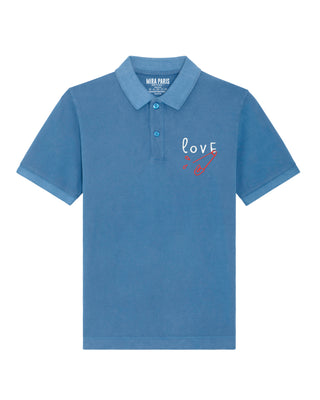 Polo Vintage Brodé "Love"