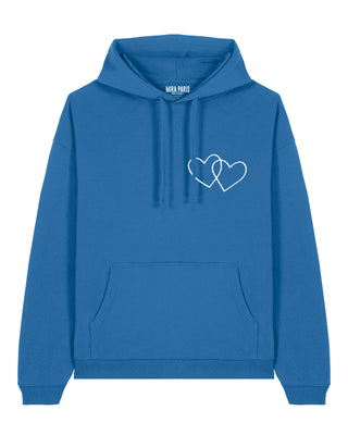 Hoodie Oversize Brodé "Double Heart"