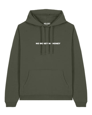 Hoodie Oversize Brodé "No Money No Honey"