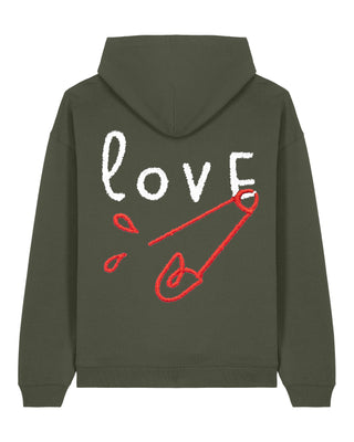 Hoodie Oversize Brodé "Love"