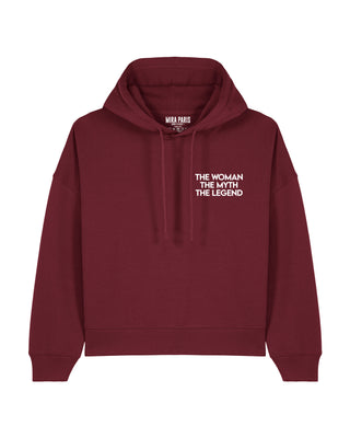 Cropped Hoodie Brodé "Legend"