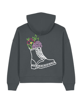 Cropped Hoodie "Boots"