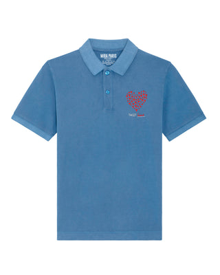 Polo Vintage Brodé "Sweet Heart"