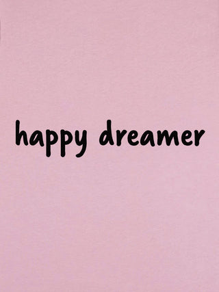 T-shirt Roll Up Brodé "Happy Dreamer"