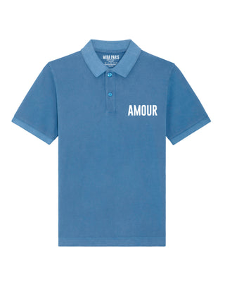 Polo Vintage Brodé "Amour"