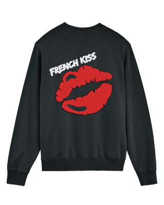 Sweatshirt Vintage Brodé "French Kiss"