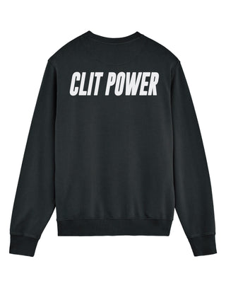 Sweatshirt Vintage Brodé "Clit Power"