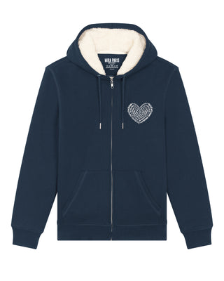 Hoodie Sherpa Brodé "Corazon"