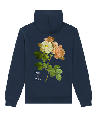 Hoodie Sherpa Brodé "Love and Roses"