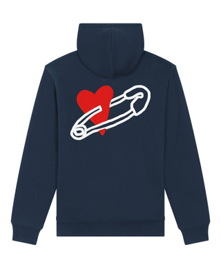 Hoodie Sherpa Brodé "Coeur Pins"