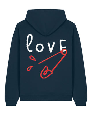 Hoodie Oversize Brodé "Love"