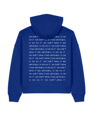 Cropped Hoodie "Impossible"