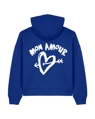 Cropped Hoodie "Mon Amor"