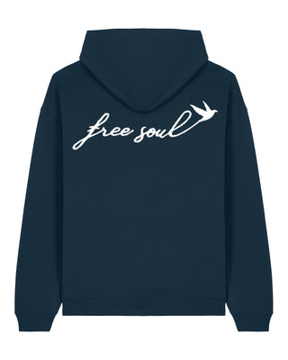 Hoodie Oversize Brodé "Free Soul"