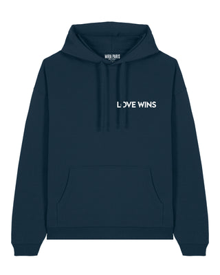 Hoodie Oversize Brodé "Love Wins"