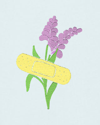 Cropped Hoodie à Zip Brodé "Bandage"