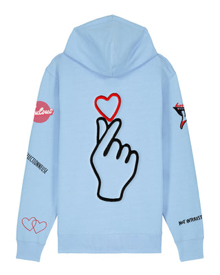 Hoodie à Zip Brodé "Moi Non Plus"