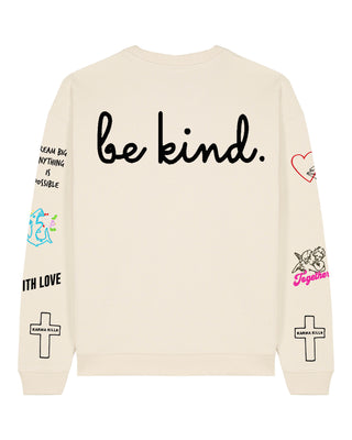 Sweatshirt Oversize "Be Kind"