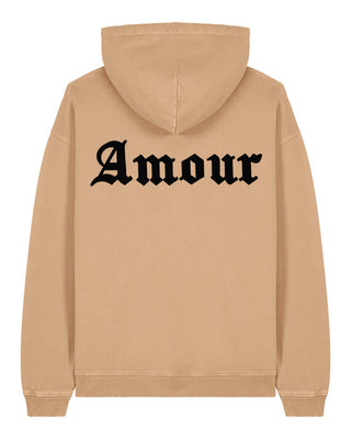 Hoodie Oversize Brodé "Amour Gothic"