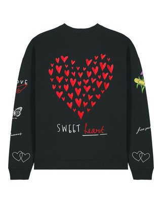 Sweatshirt Oversize Brodé "Sweetheart"