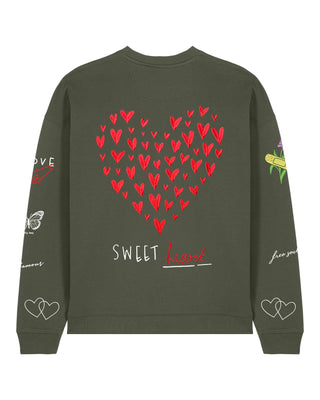 Sweatshirt Oversize Brodé "Sweetheart"