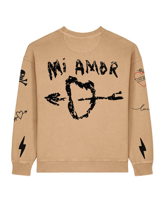 Sweatshirt Oversize Brodé "Mi Amor"