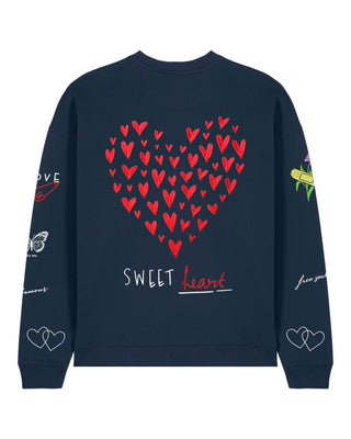 Sweatshirt Oversize Brodé "Sweetheart"