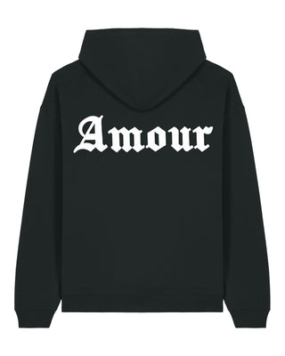 Hoodie Oversize Brodé "Amour Gothic"