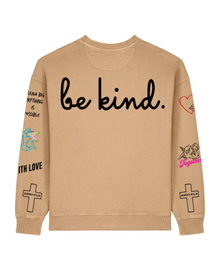 Sweatshirt Oversize "Be Kind"