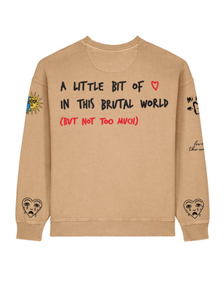 Sweatshirt Oversize Brodé "Brutal"