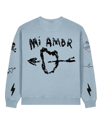 Sweatshirt Oversize Brodé "Mi Amor"