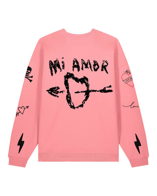 Sweatshirt Oversize Brodé "Mi Amor"