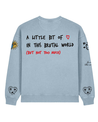 Sweatshirt Oversize Brodé "Brutal"