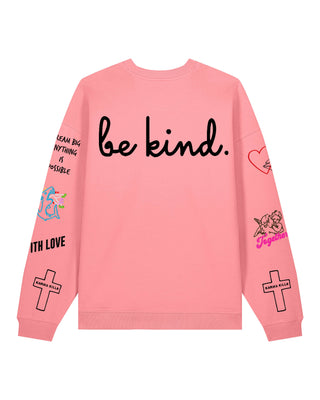 Sweatshirt Oversize "Be Kind"