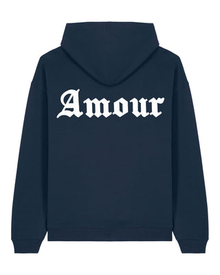 Hoodie Oversize Brodé "Amour Gothic"