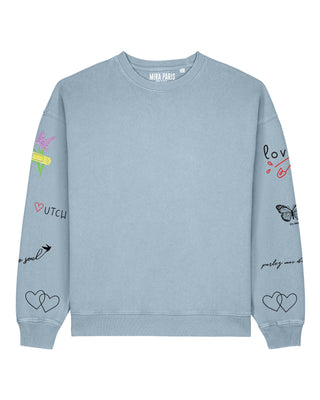 Sweatshirt Oversize Brodé "Sweetheart"