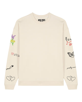 Sweatshirt Oversize Brodé "Sweetheart"