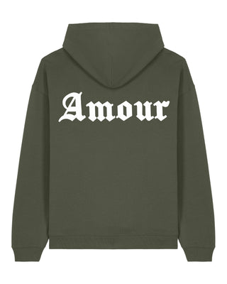 Hoodie Oversize Brodé "Amour Gothic"