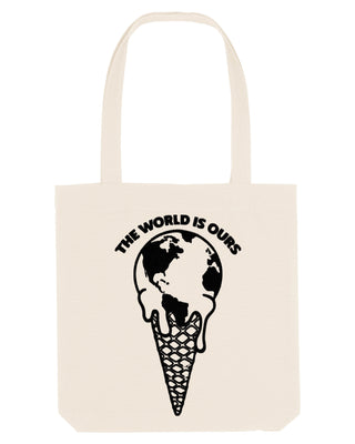 Tote Bag Brodé "The World is Ours"