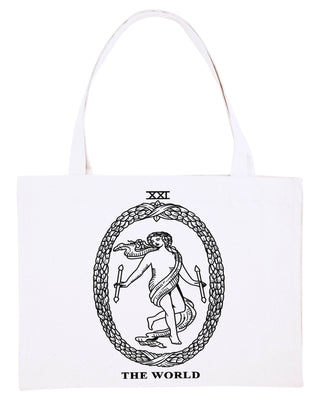 Shopping Bag Brodé "The World"
