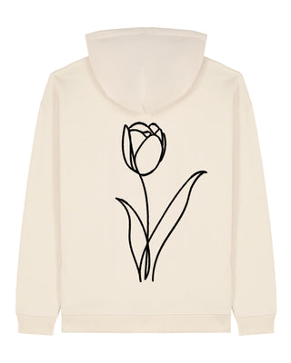 Hoodie Oversize Brodé "Fleur"