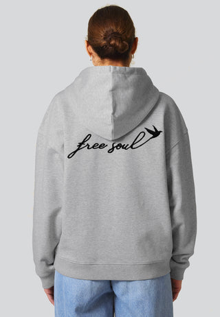 Hoodie Oversize Brodé "Free Soul"