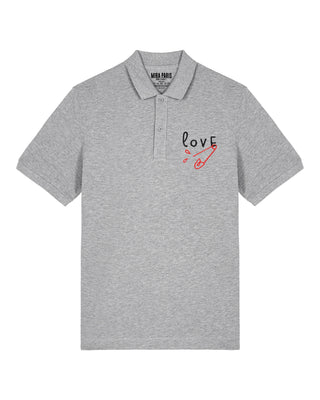 Polo Brodé "Love"
