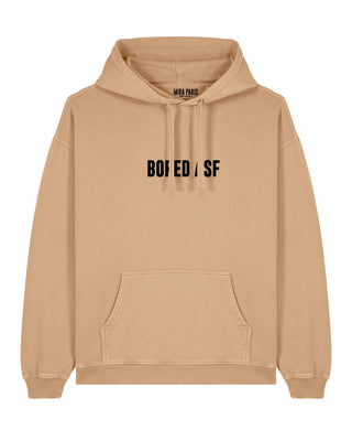 Hoodie Oversize Brodé "Bored ASF"