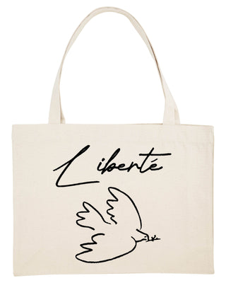 Shopping Bag Brodé "Liberté"