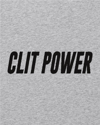 T-shirt Oversize Brodé "Clit Power"